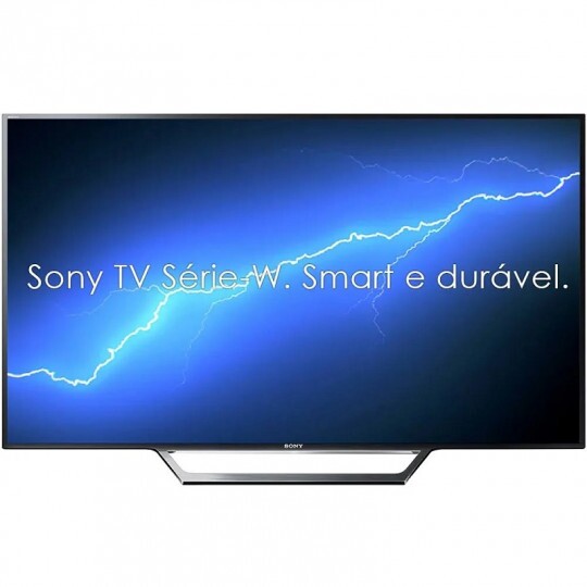 TV LED SONY FULL HD 48" SMART KDL-48W655D PRETO