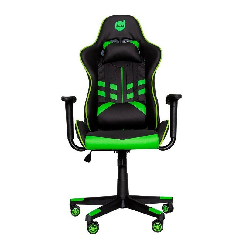 CADEIRA DAZZ GAMER PRIME-X 62000009 PT/VERDE (Default)