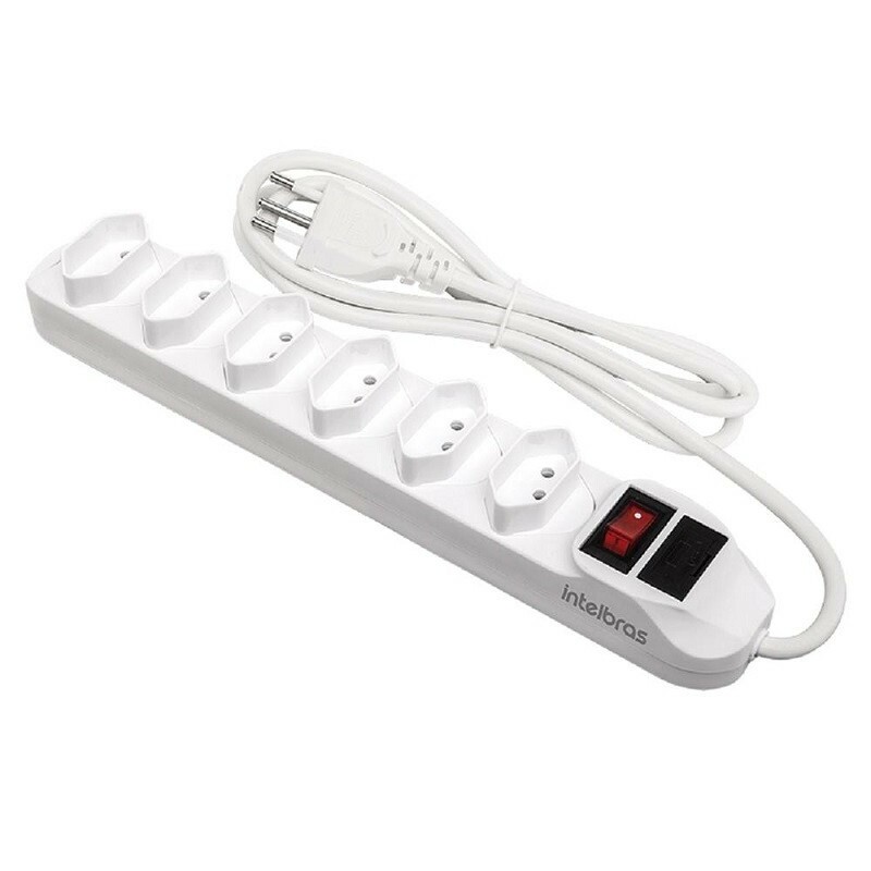 FILTRO DE LINHA INTELBRAS C/6 TOMADAS EPE 1006 BR