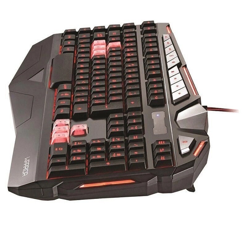 TECLADO MULTILASER USB GAMER WARRIOR MORANI TC209 