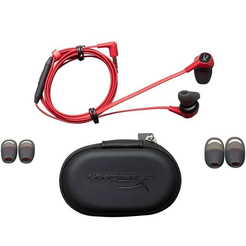 FONE HYPERX CLOUD EARBUDS HX-HSCEB-RD PT/VERMELHO 