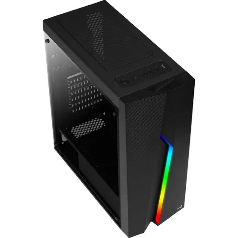 GABINETE AEROCOOL ATX BOLT RGB PRETO              