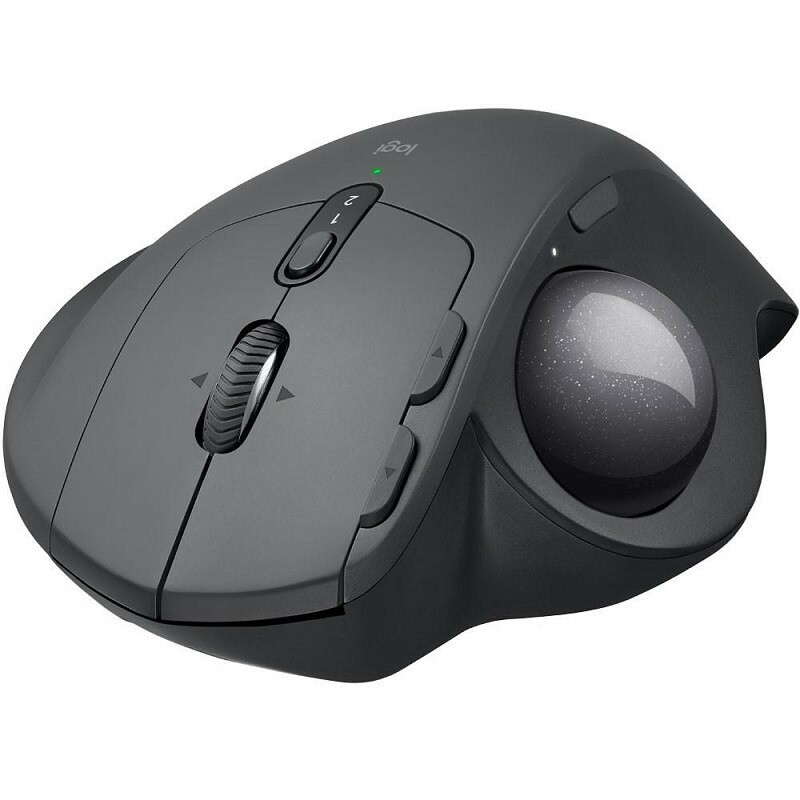 MOUSE LOGITECH USB S/FIO TRACKBALLMAX ERGO PRETO