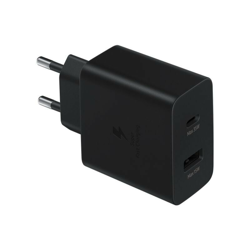 CARREG.SAMSUNG DUO USB 15W/USB-C 35W EP-TA220NB PT