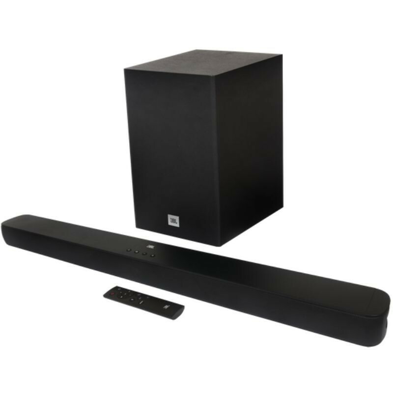 CAIXA DE SOM JBL CINEMA 2.1 SB180 110W RMS BT JBLSB180BLKBR PRETA