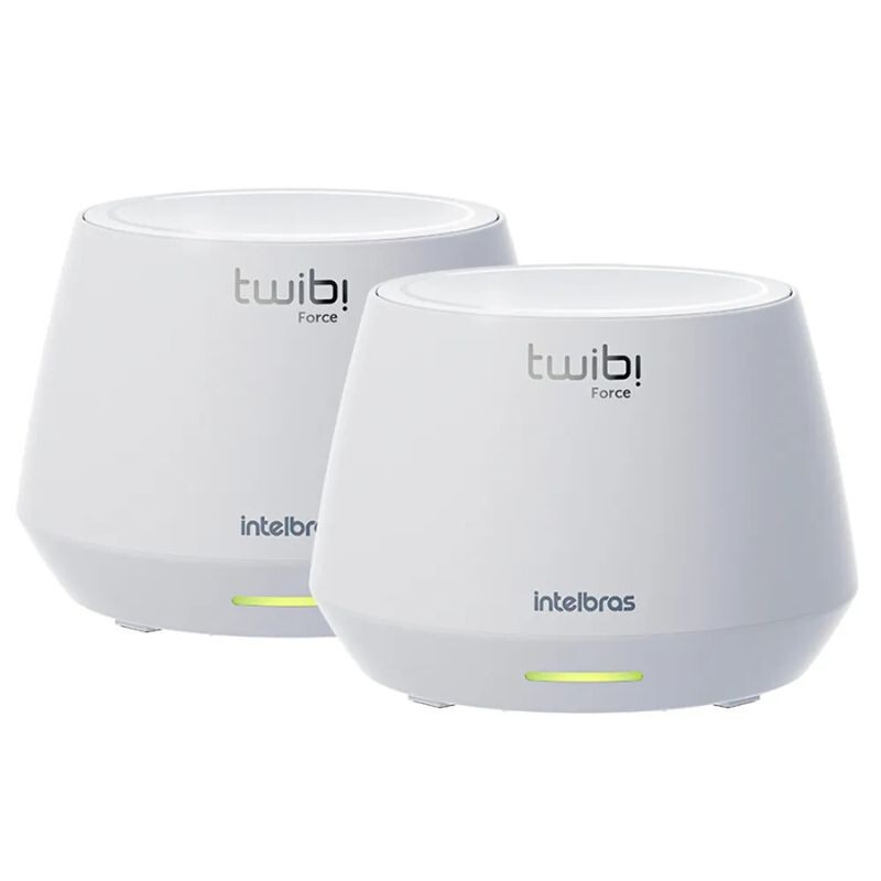 CONJUNTO INTELBRAS ROTEADOR SEM FIO TWIBI FORCE AX WI-FI 6 2.4/5GHZ 4750131