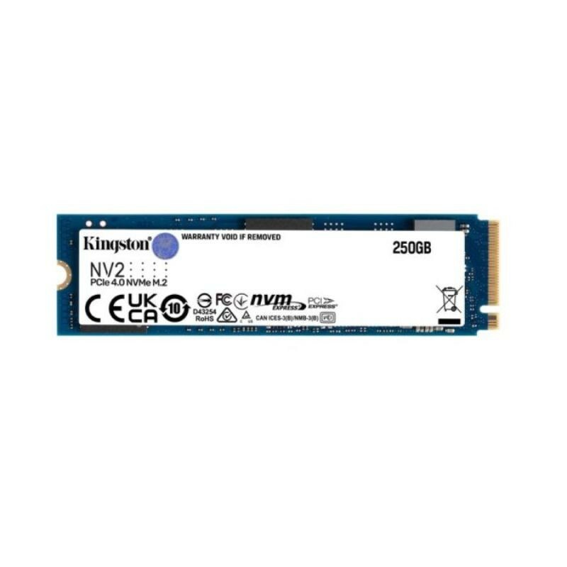 SSD KINGSTON 250GB M.2 NV2 PCIE 4.0 NVME 3000MB/S SNV2S/250G