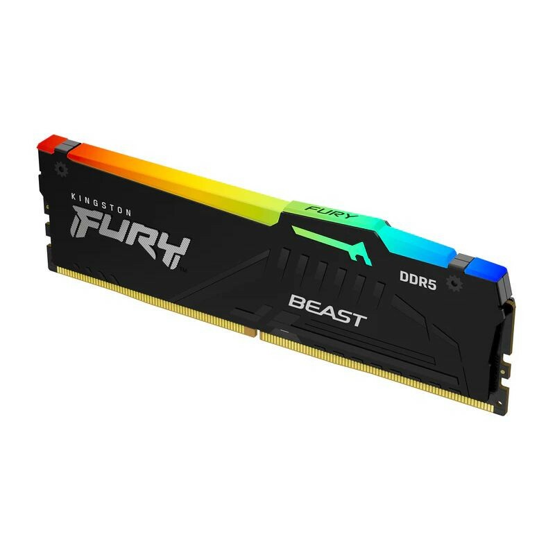 MEMORIA GAMER DESKTOP 8GB DDR5/5200MHZ - PC5 KINGSTON FURY BEAST RGB KF552C40BBA-8