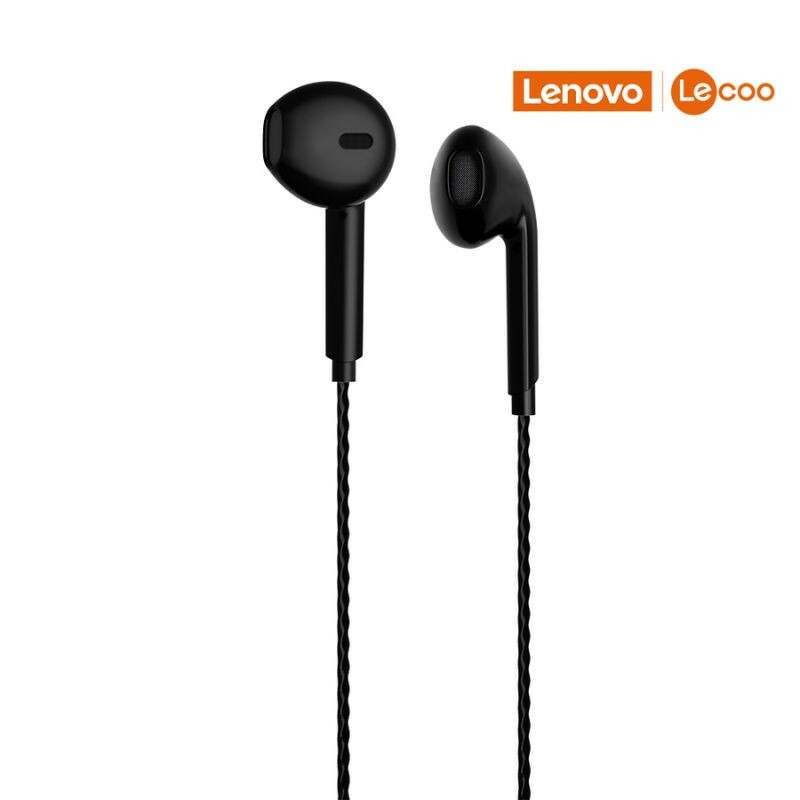 FONE DE OUVIDO LECOO EH104 WIRED EARPHONES PRETO
