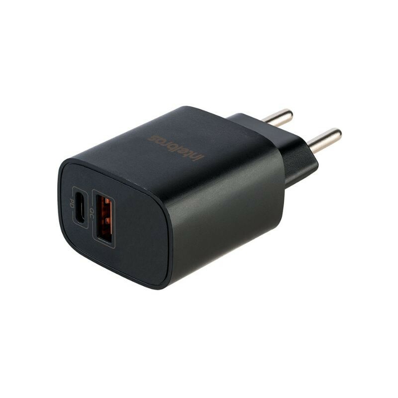 CARREGADOR INTELBRAS USB-A PARA USB-C EC 11 POWER 20W PRETO 4820106