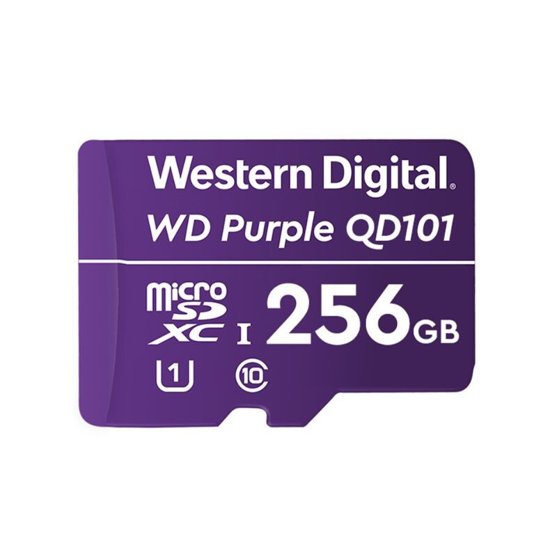 CARTAO DE MEMORIA MICRO SD 256GB WD PURPLE INTELBRAS P/SEG.ELETRONICA 4600165