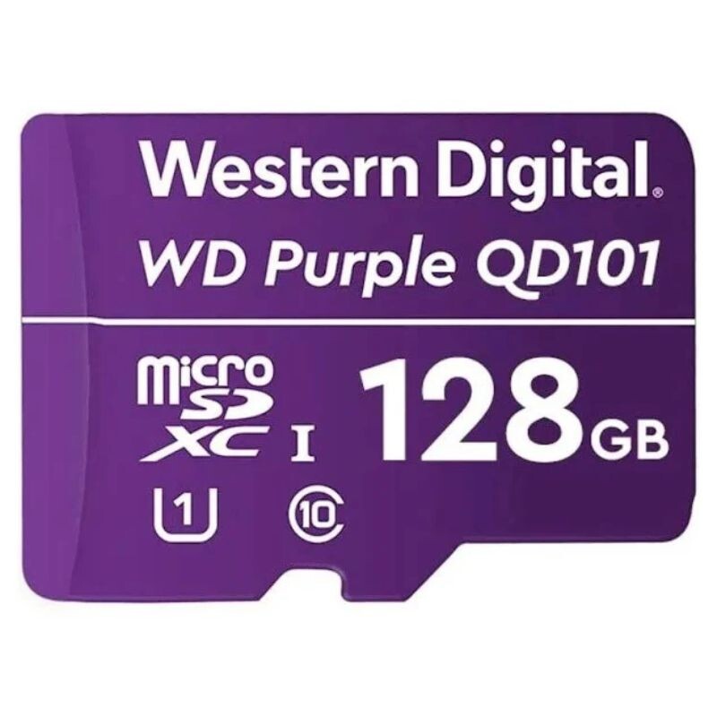 CARTAO DE MEMORIA MICRO SD 128GB WD PURPLE INTELBRAS P/SEG.ELETRONICA 4600164