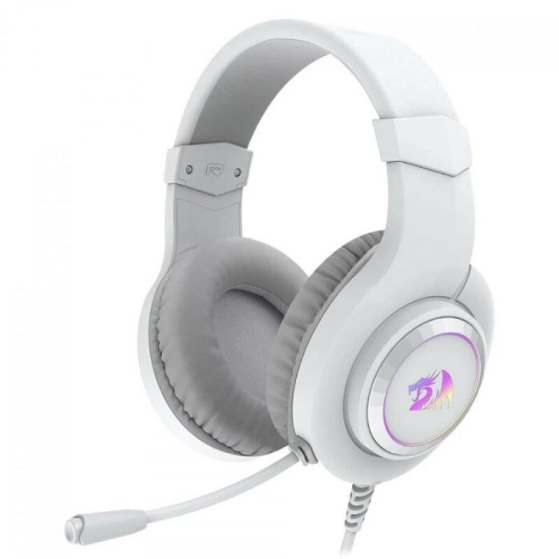 FONE REDRAGON GAMER HEADSET HYLAS USB RGB 7.1 H371W-RGB BRANCO