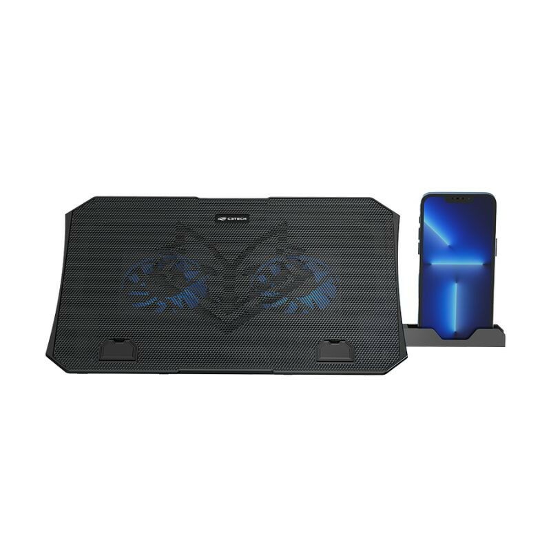 SUPORTE C3TECH USB 2.0 C/COOLER PARA NOTEBOOK 15.6" NBC-40BK PRETO