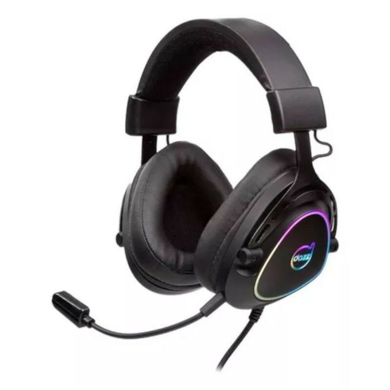 FONE DAZZ GAMER HEADSET THRUSTHEAR USB 2.0 COM FIO 7.1 RGB 62000168 PRETO
