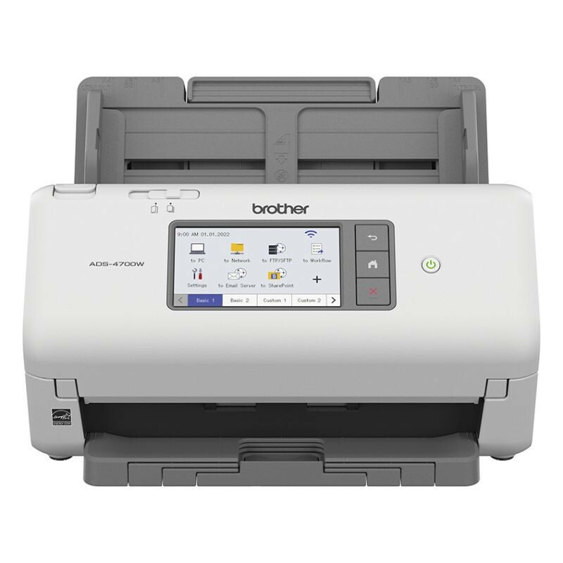SCANNER BROTHER ADS-4700W DUPLEX COLORIDA USB/WI-FI/ETH CZ/BRANCA