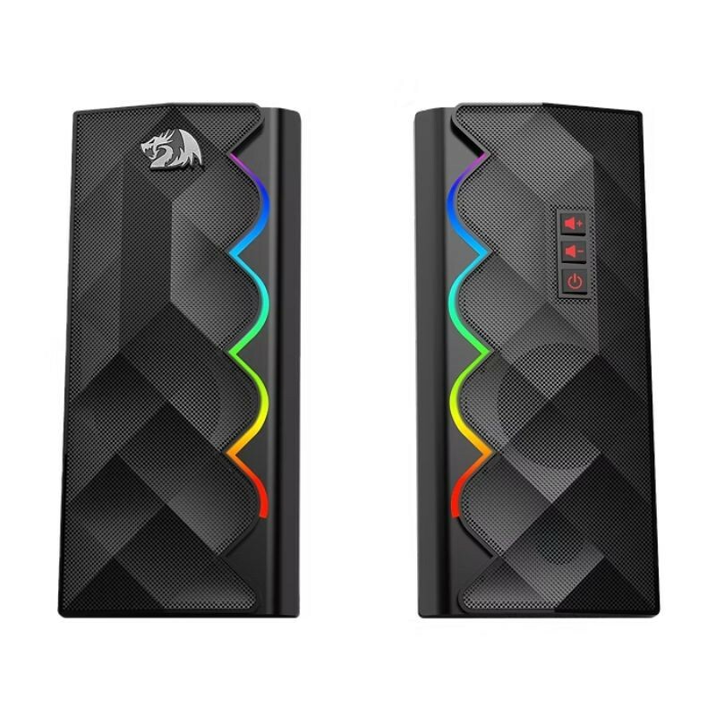 CAIXA DE SOM REDRAGON GAMER CIPHER 10W RGB GS522 PRETO