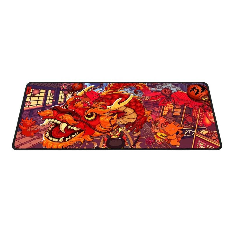 MOUSE PAD REDRAGON GAMER 900X400X4MM FESTIVAL DO DRAGAO FLICK XL P032FD
