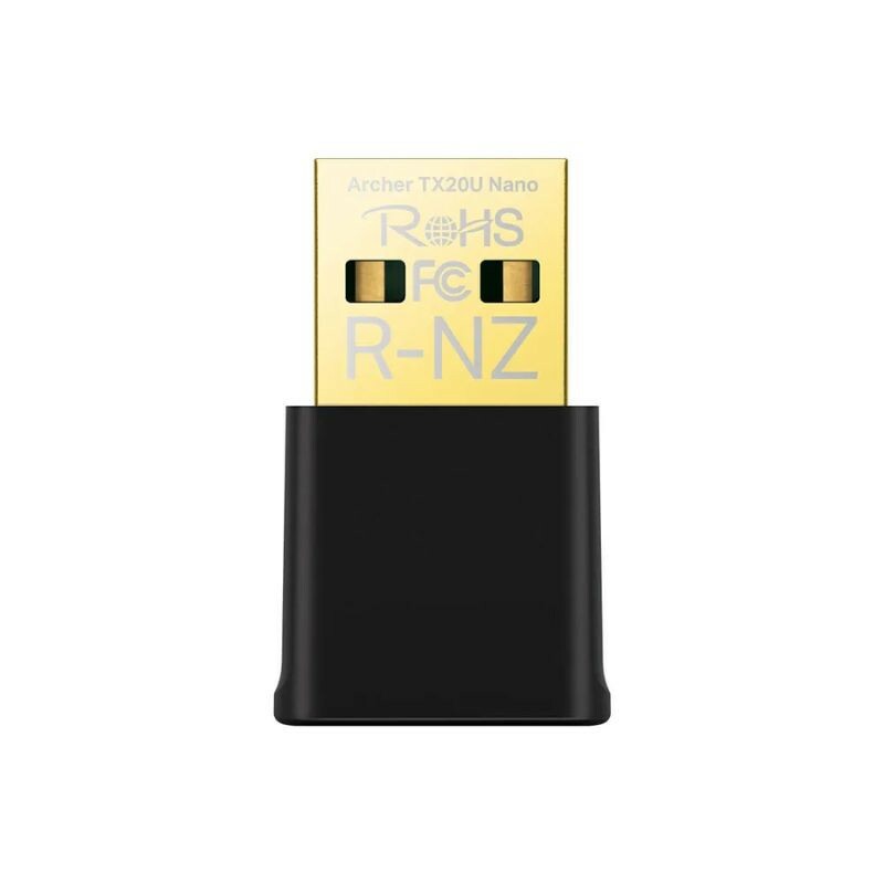 ADAPTADOR USB SEM FIO TP-LINK MU-MIMO AC1800MBPS 2.4GHZ/5GHZ AX1800 TX20U NANO