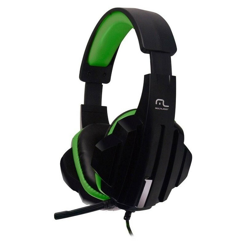 FONE MULTILASER GAMER HEADSET VERDE PH123