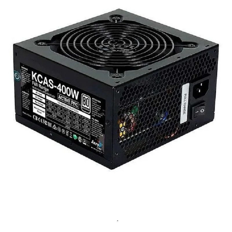 FONTE ATX AEROCOOL 400W FULL RANGE KCAS S/CABO    