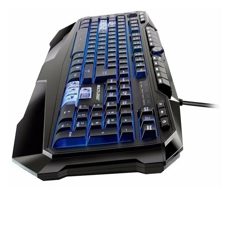 TECLADO MULTILASER GAMER WARRIOR C/LED TC167