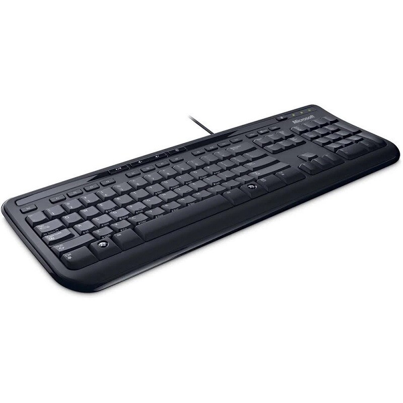 TECLADO MICROSOFT USB MULTIMIDIA WIRED 600 PRETO