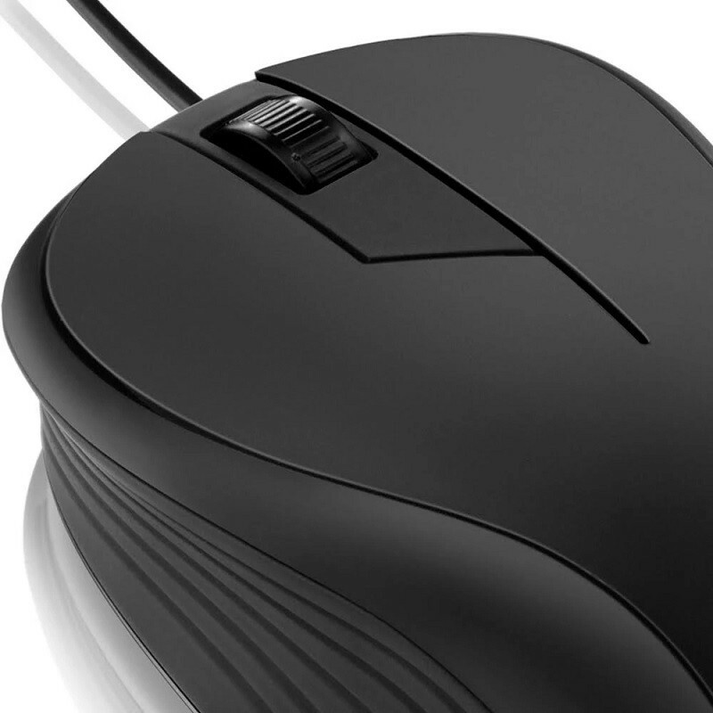 MOUSE MULTILASER USB EMBORRACHADO MO222 PRETO