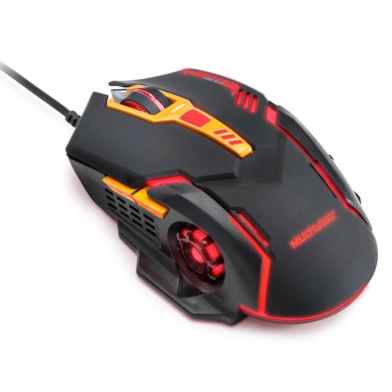 MOUSE MULTILASER USB GAMER MO270 PRETO            