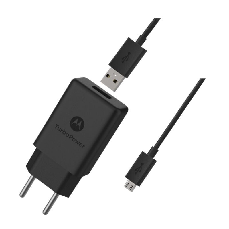 CARREGADOR MOTOROLA MICRO USB TURBO POWER 18 PT   