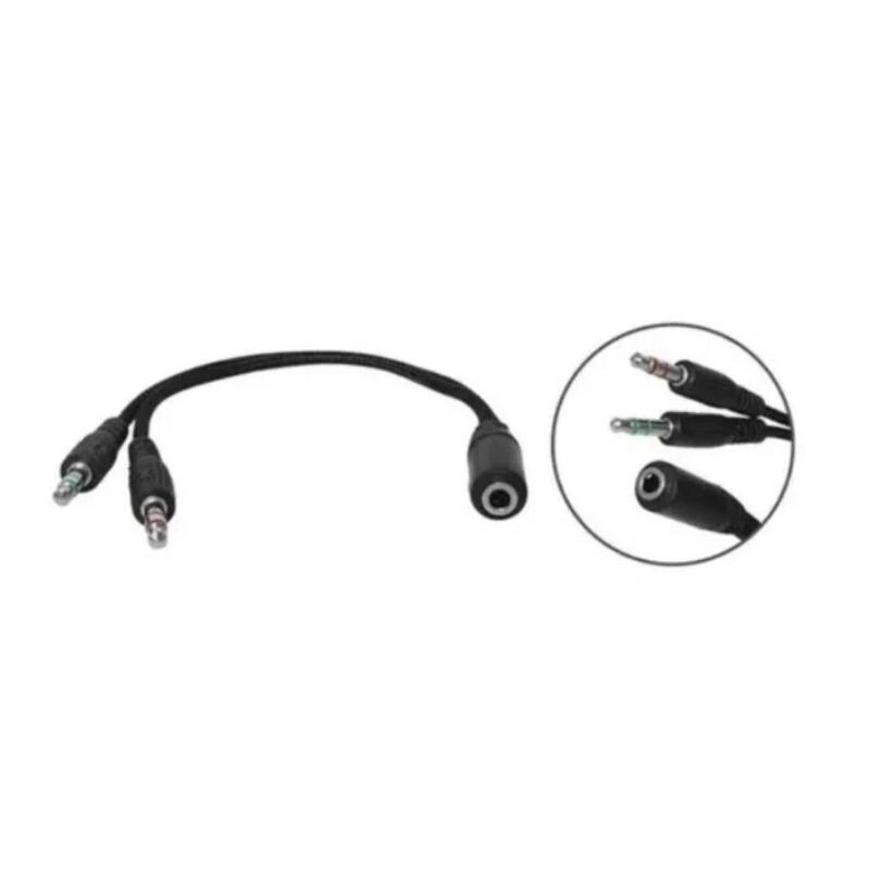 ADAPTADOR MULTILASER P3-P2 PRETO - WI410          