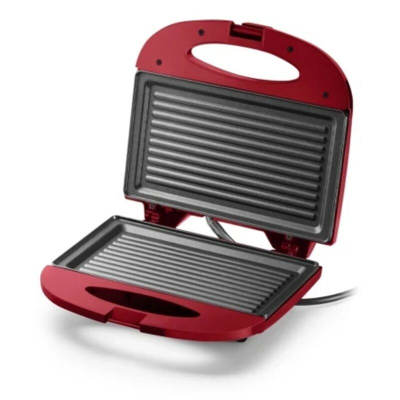 GRILL MULTILASER E SANDUICHEIRA 750W VERMELHA 127V