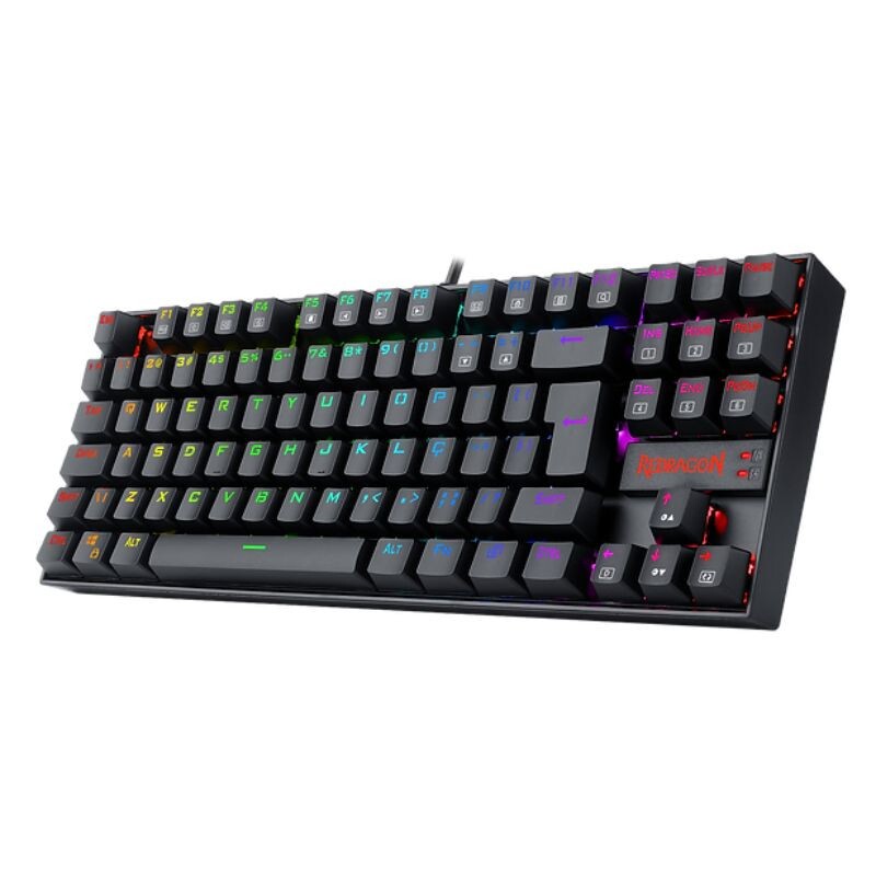 TECLADO GAMER REDRAGON KUMARA PRO RGB PRETO       