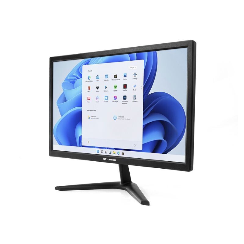 MONITOR C3TECH 19" LED HDMI/VGA MR19 PRETO