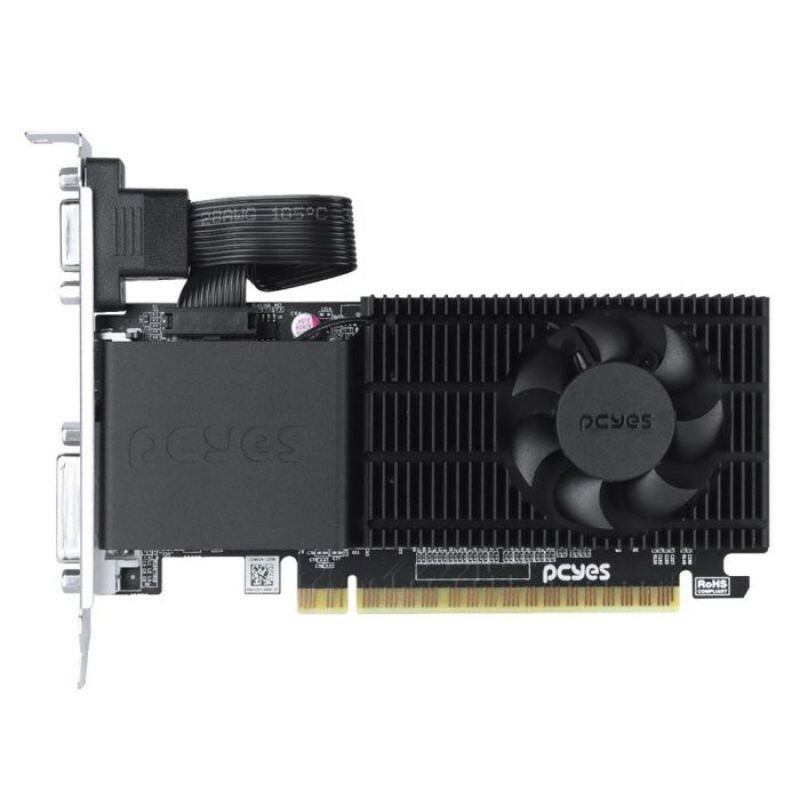 GPU PCYES AMD RADEON R5 230 2GB DDR3 64BITS LOW PROFILE SINGLE-FAN -PPER230DR3LPBR