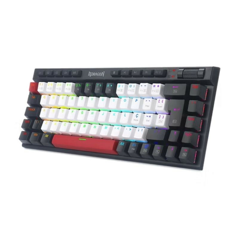 TECLADO REDRAGON GAMER RGB MECANICO MAGIC-WAND K635WBR-RGB BR/PT/VERMELHO