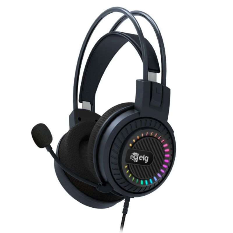 FONE ELG HEADSET GAMER MIZAR SURROUND 7.1 RGB HGMZ PRETO