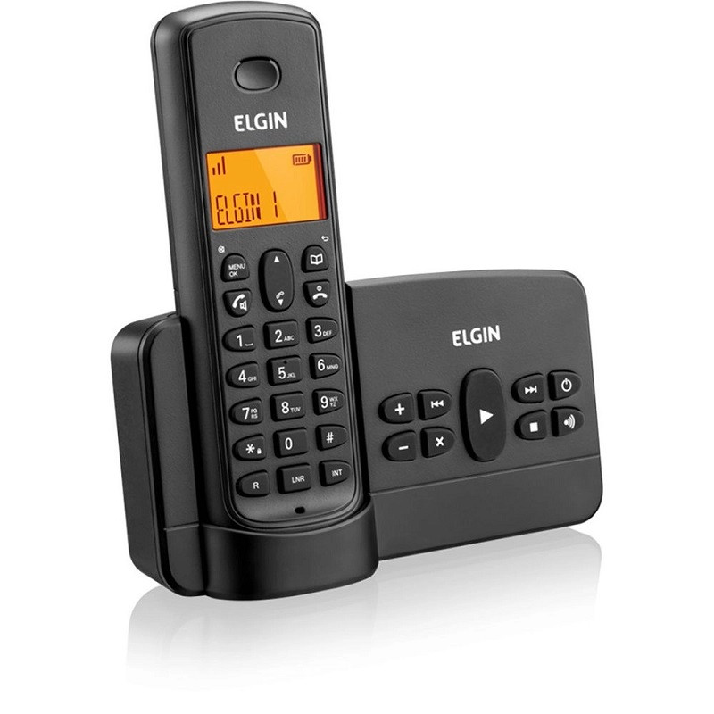 TELEFONE S/FIO ELGIN C/SECRETARIA ELETRONICA TSF800SE PRETO