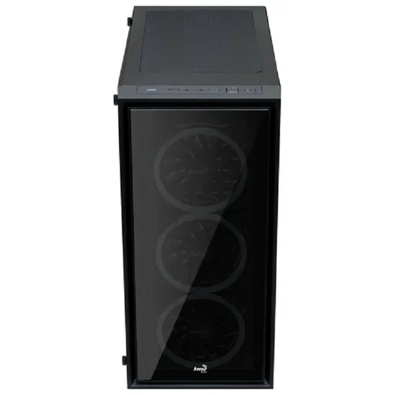 GABINETE AEROCOOL ATX QUARTZ REVO RGB PRETO       