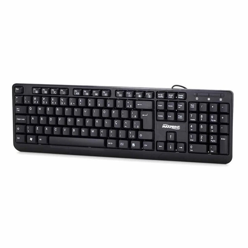 TECLADO MAXPRINT USB 2.0 PADRAO C/FIO 608145 PRETO