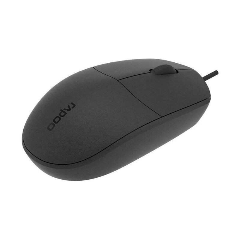 MOUSE RAPOO C/FIO N100 RA017 PT                   