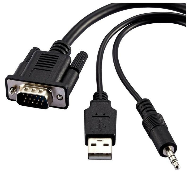 CABO MULTILASER CONVERSOR VGA/HDMI C/AUDIO WI280--
