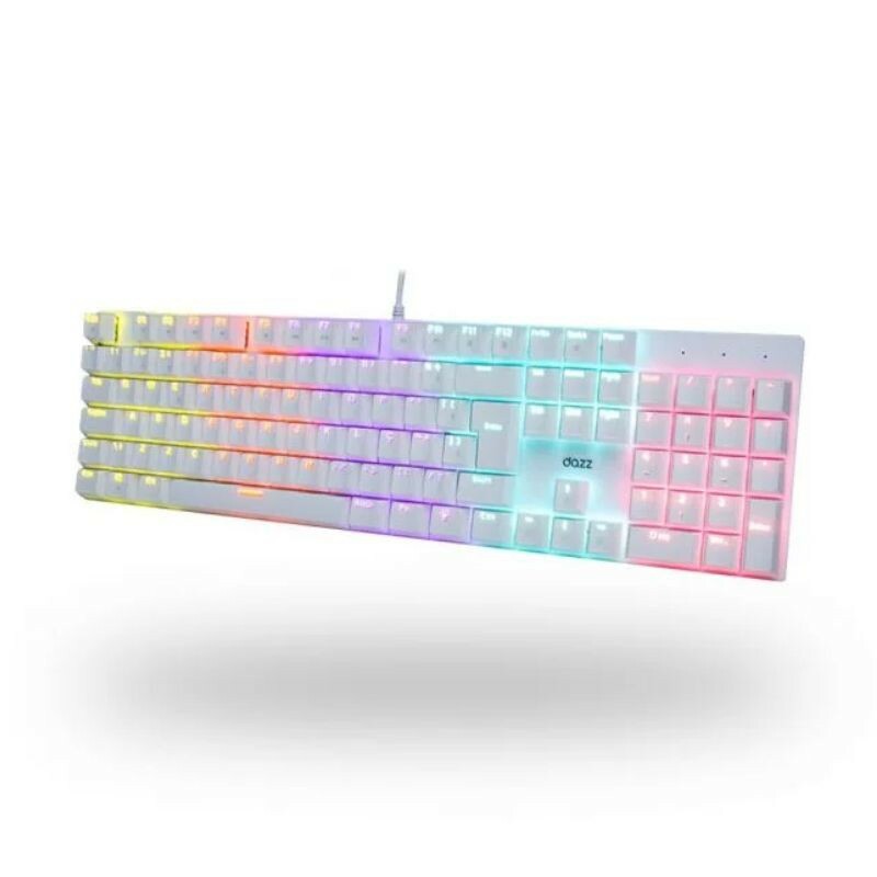 TECLADO DAZZ MEC.ORION ESSENTIAL YH BLUE BRANCO   