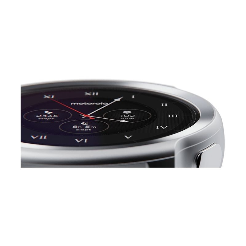 SMARTWATCH MOTOROLA MOTO WATCH 100 PRATA          