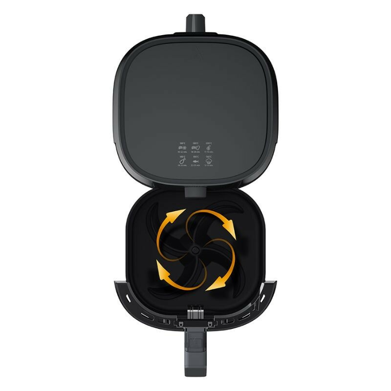 AIR FRY PHILIPS WALITA SERIE 300 1400W RI9201 127V PRETA