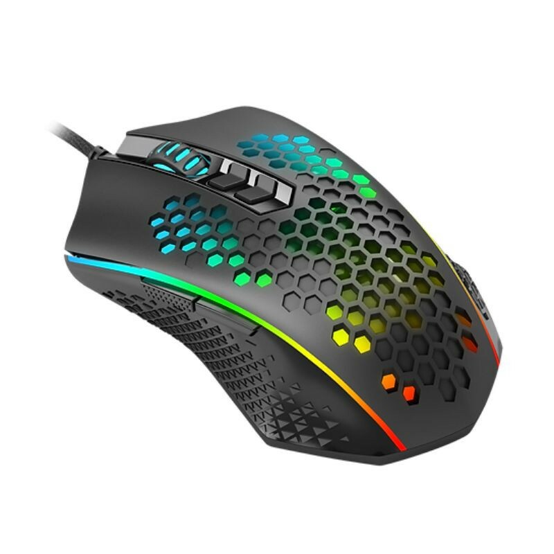 MOUSE REDRAGON GAMER MEMEANLION HONEYCOMB M809-K PRETO