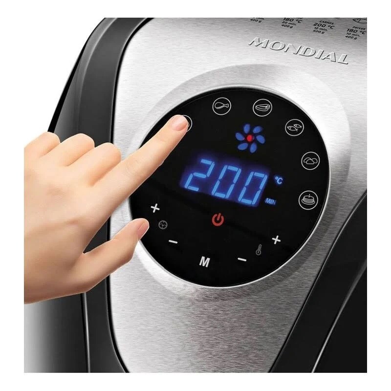 FRITADEIRA MONDIAL FAMILY INOX DIG TOUCH AF-26    