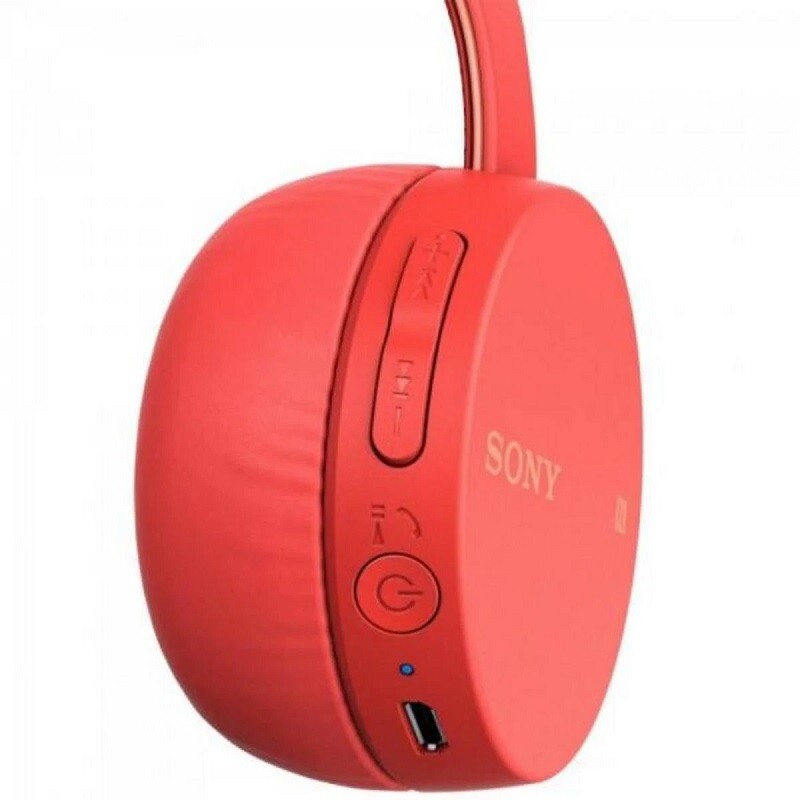 FONE SONY WH-CH400/R BLUETOOTH VERMELHO           