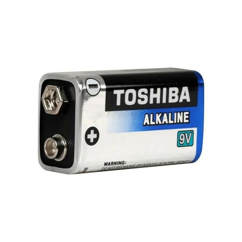 BATERIA 9V TOSHIBA ALCALINA 6LR61/9V C/1 UND