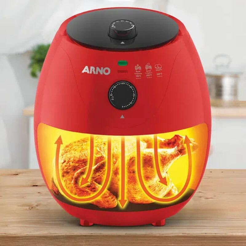 AIR FRYER ARNO EASY FRY 3,2LT EZFV 127V VERMELHA